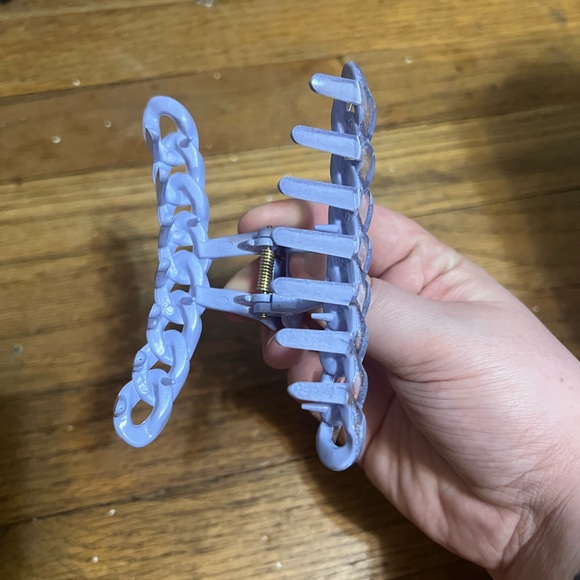 👑2/$5 Braided Claw Clip Blue Cute Adorable Hair Accessories Products Beauty OS - Picture 3 of 3